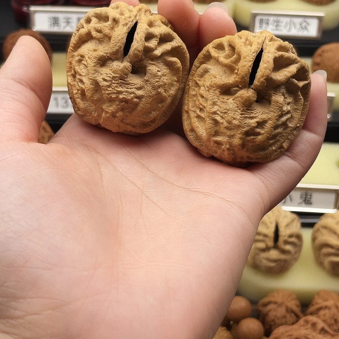文玩核桃把件静**雨小鬼