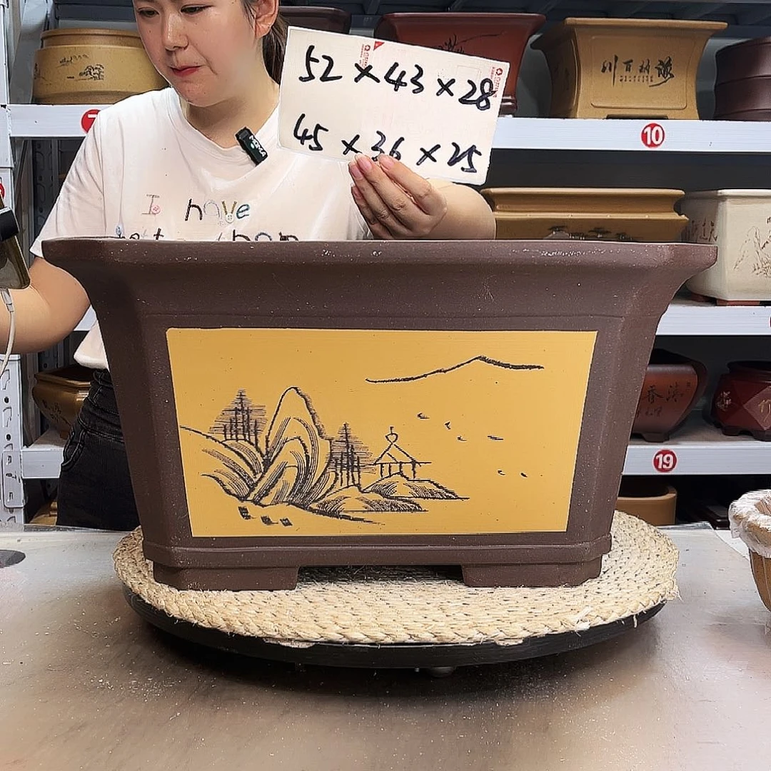 紫砂花盆紫砂花盆