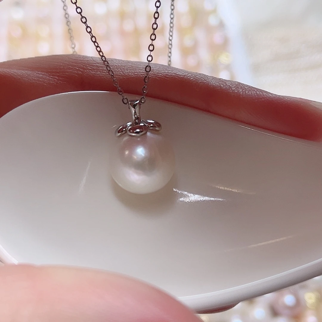 未镶嵌淡水珍珠吊坠(赠链)