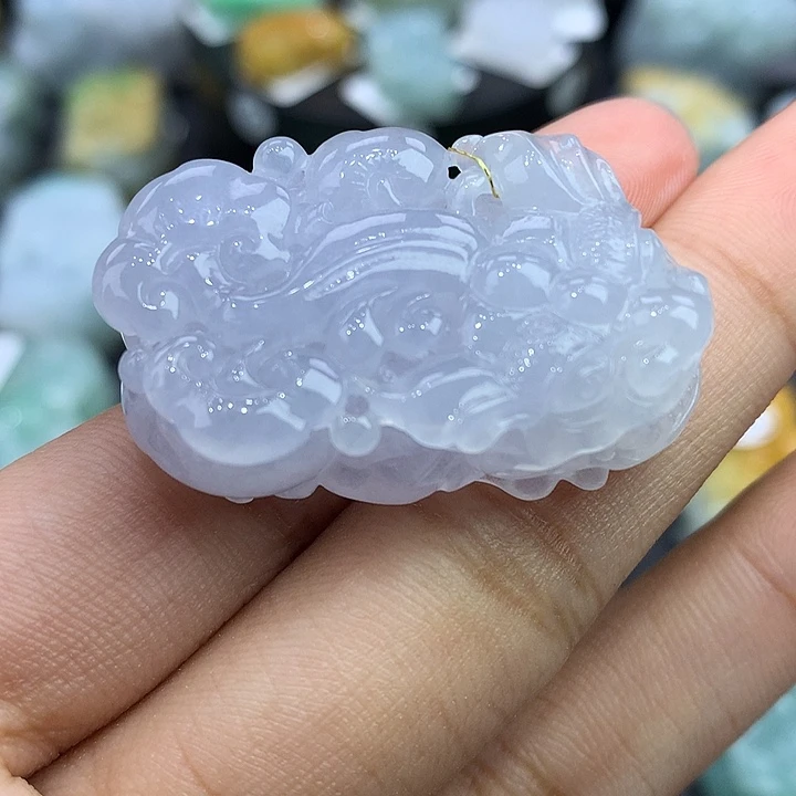 翡翠未镶嵌颈饰天然缅甸翡翠