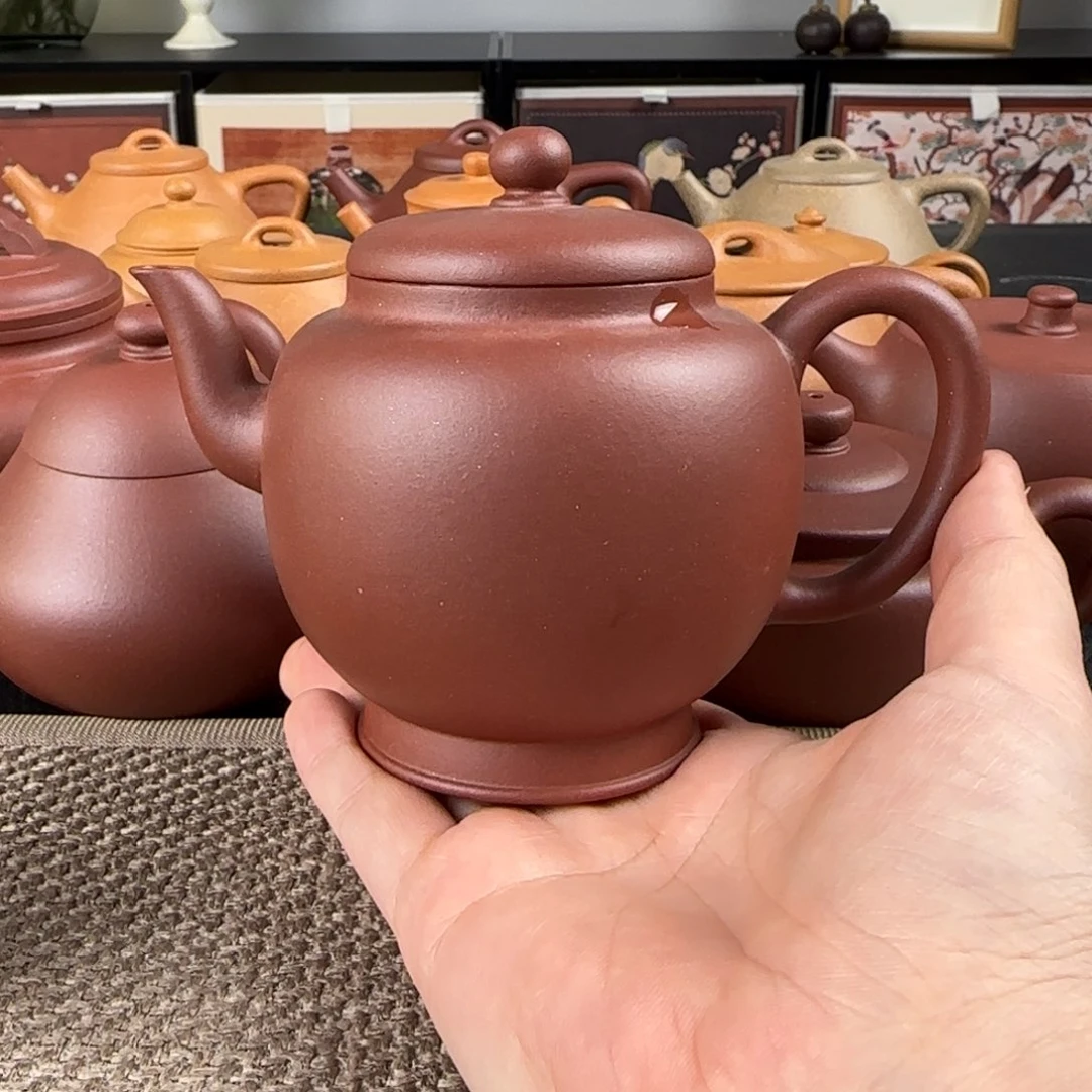 紫砂茶壶微瑕宫灯