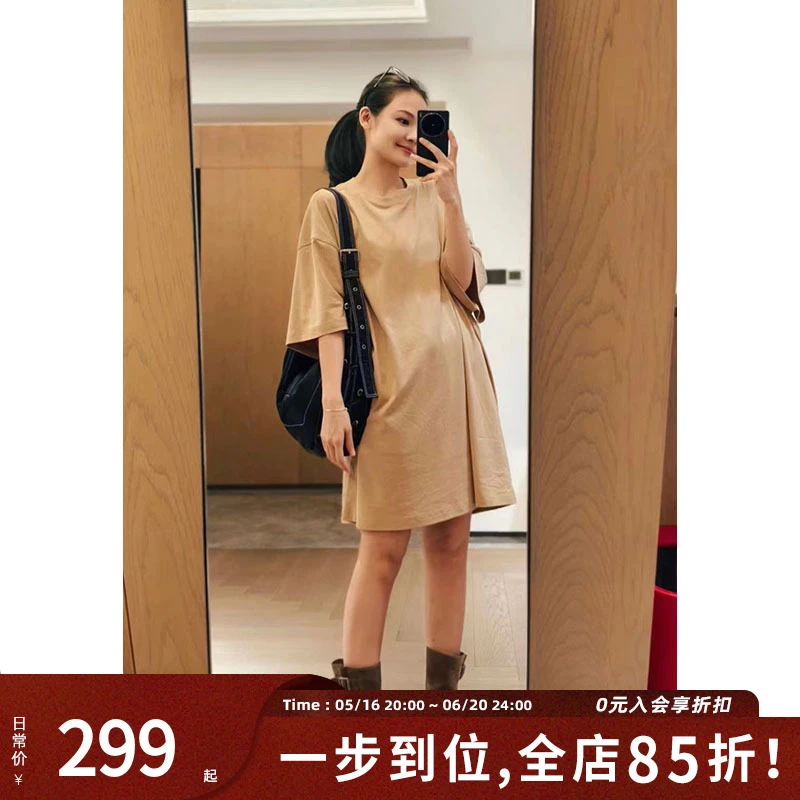 A【现货】美洋MEIYANG 大舒服T恤 休闲圆领廓形长/短袖上衣连衣裙
