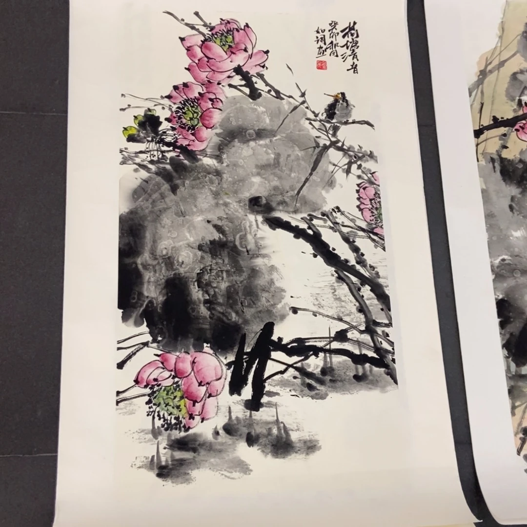 实***意国画墨鱼精品墨鱼精品