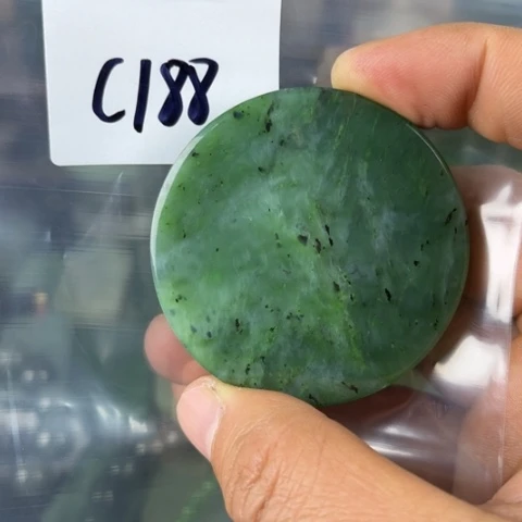 和田玉珠宝半成品未镶嵌素***墀