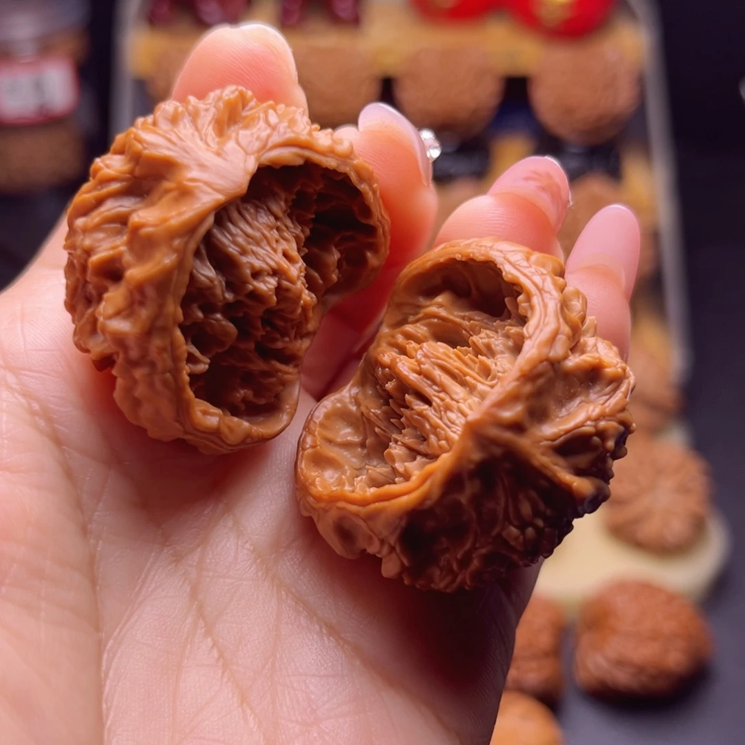 文玩核桃吊坠聚宝盆蛇头