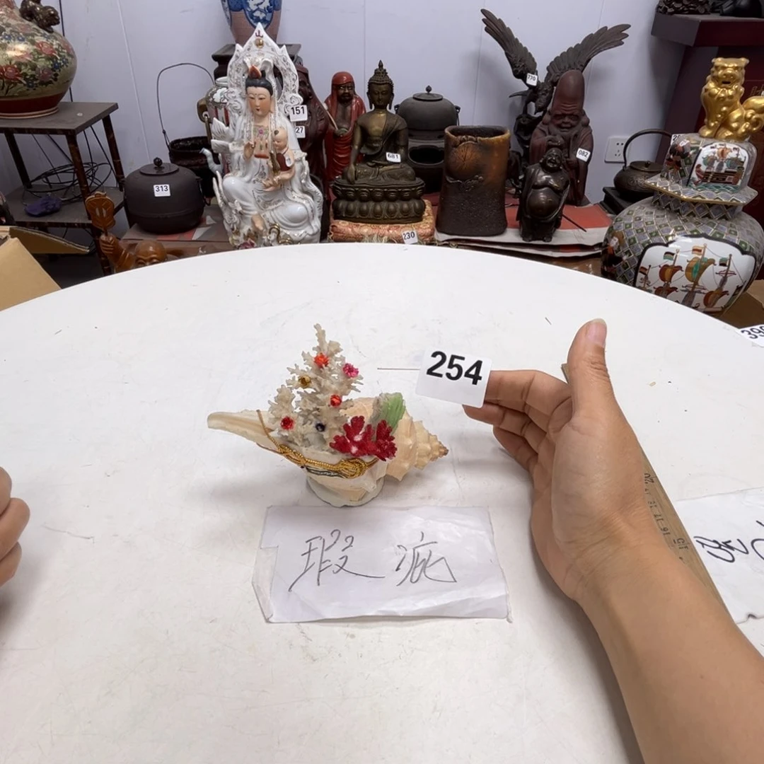瓷片摆件工艺品瓷器摆件777