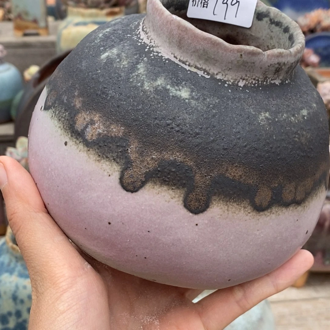 粗砂花盆1987新中式D044