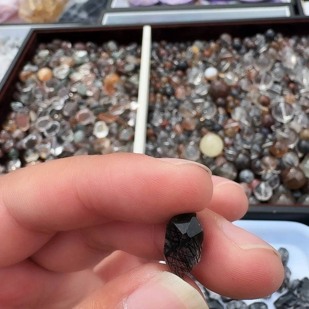 水晶黑发随性未镶嵌潇*