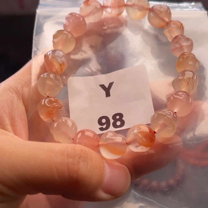 未镶嵌多样性发货默认微瑕11m m南红玛瑙