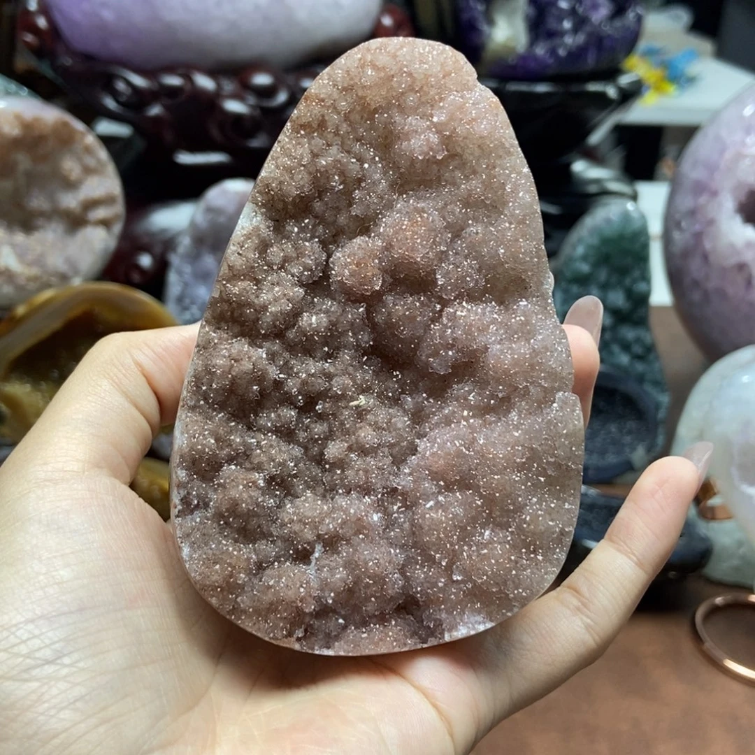 未镶嵌紫晶摆件水晶