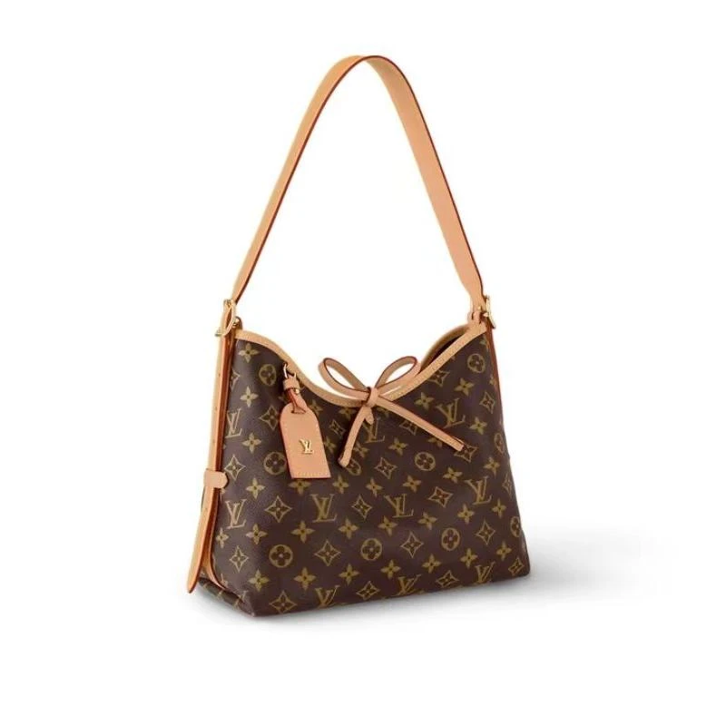 99新 LouisVuitton/路易威登 洛洛  LV carryall小号单肩包子母包
