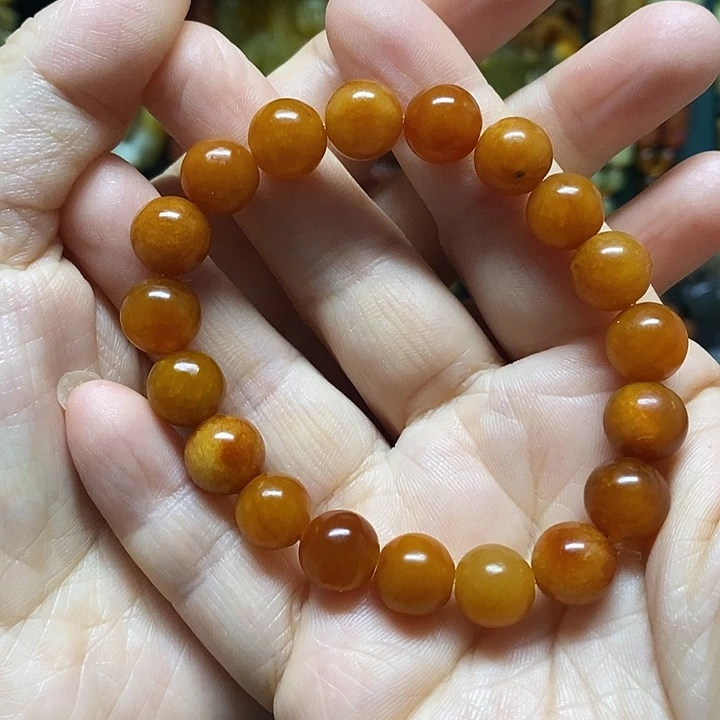 蛇纹石玉未镶嵌手链