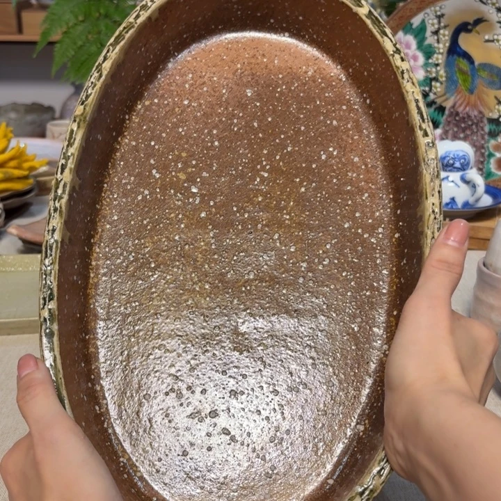 陶泥一个大钵子的