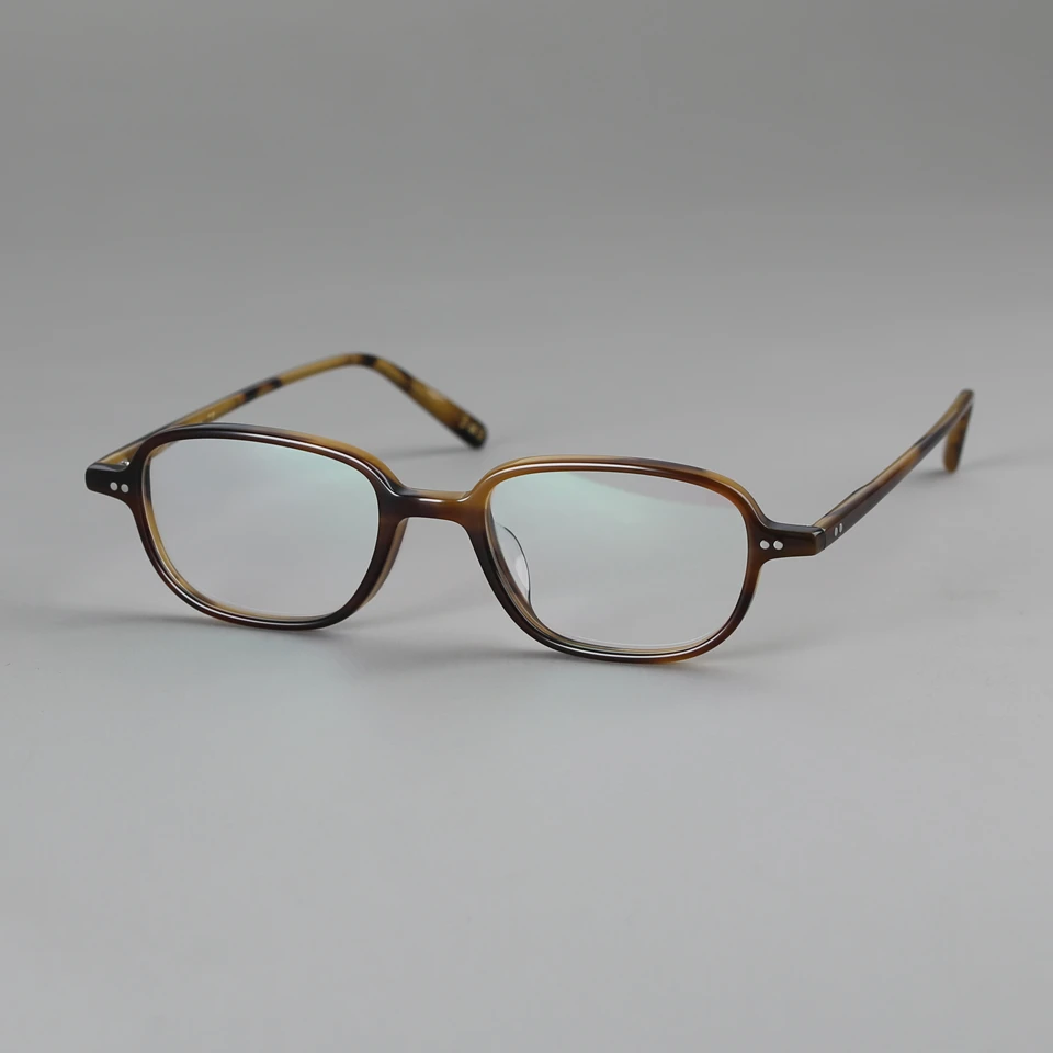 青雉作日本板材高级小方框 吴镇宇细边窄框 男复古 高度近视眼镜