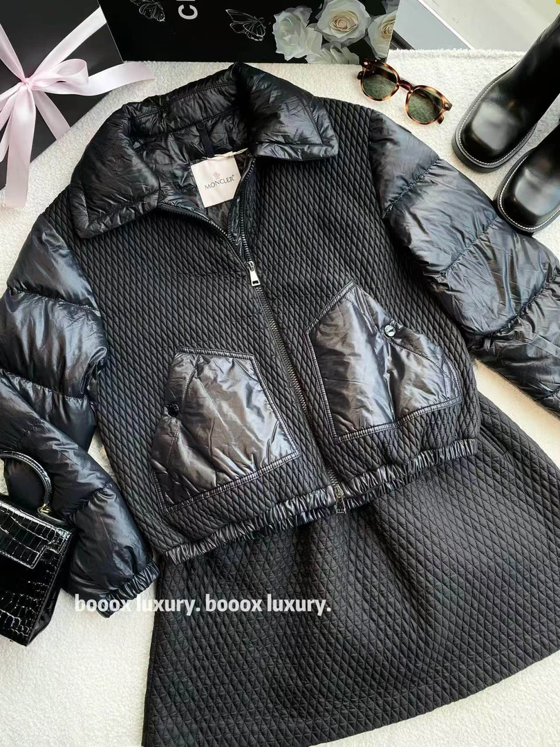 95新 MONCLER bb2516 锦轮 Arpont系列 黑色可拆卸翻领羽绒服 1码