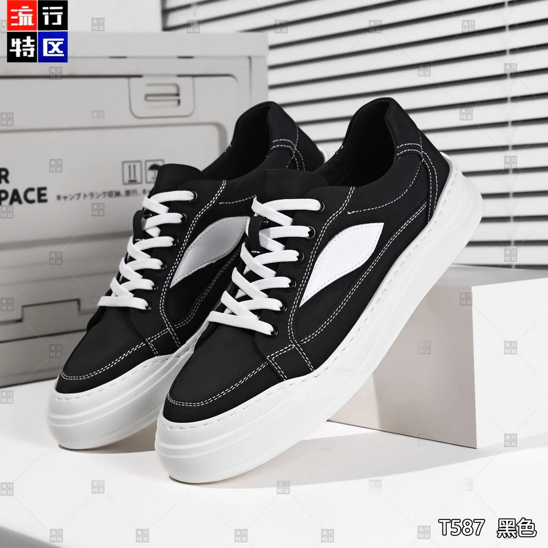 2025男士复古休闲百搭潮流简约牛津布透气防臭潮牌男鞋时尚夏季