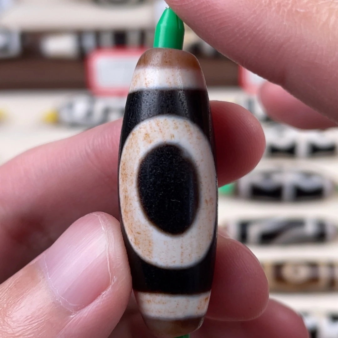 玛瑙/玉髓裸珠38 13 行运天地图腾天珠