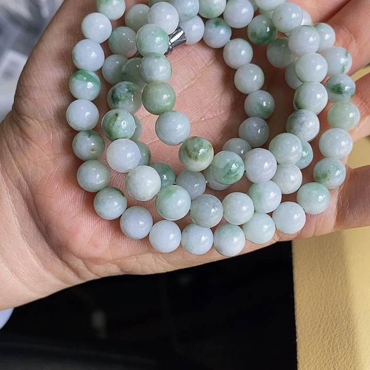 未镶嵌手串翡翠天然缅甸A货翡翠7.6