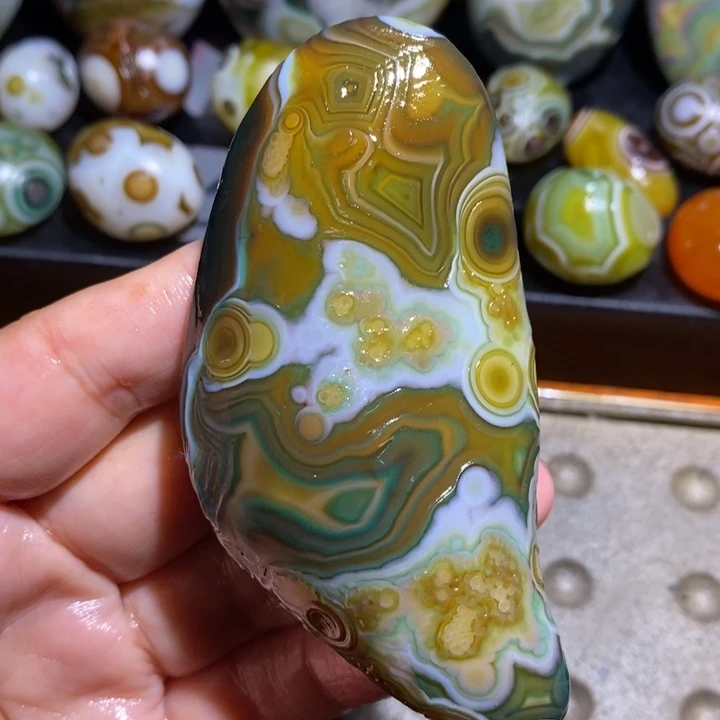 未镶嵌玛瑙/玉髓珠宝半成品107
