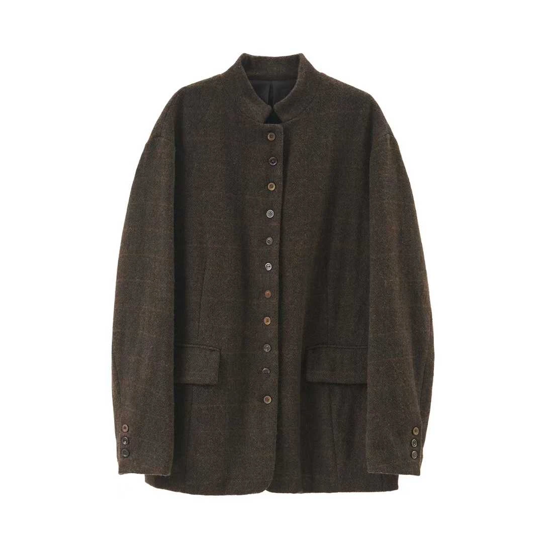 左岸迷香 短外套 Z25FW8025-2 小众文艺气质百搭休闲舒适慵懒复古