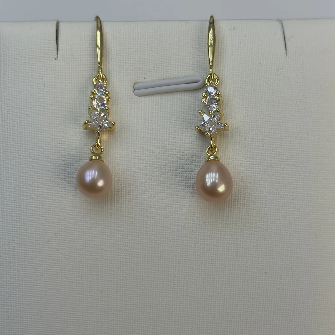 154-星星珍珠耳钩