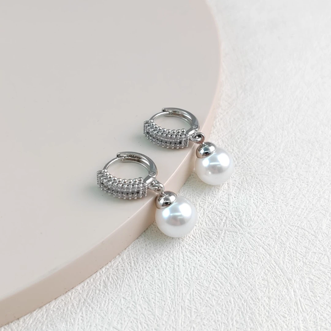 XUPING/旭平首饰 合金仿珍珠耳饰 新年气质耳环 GDJ X000951981