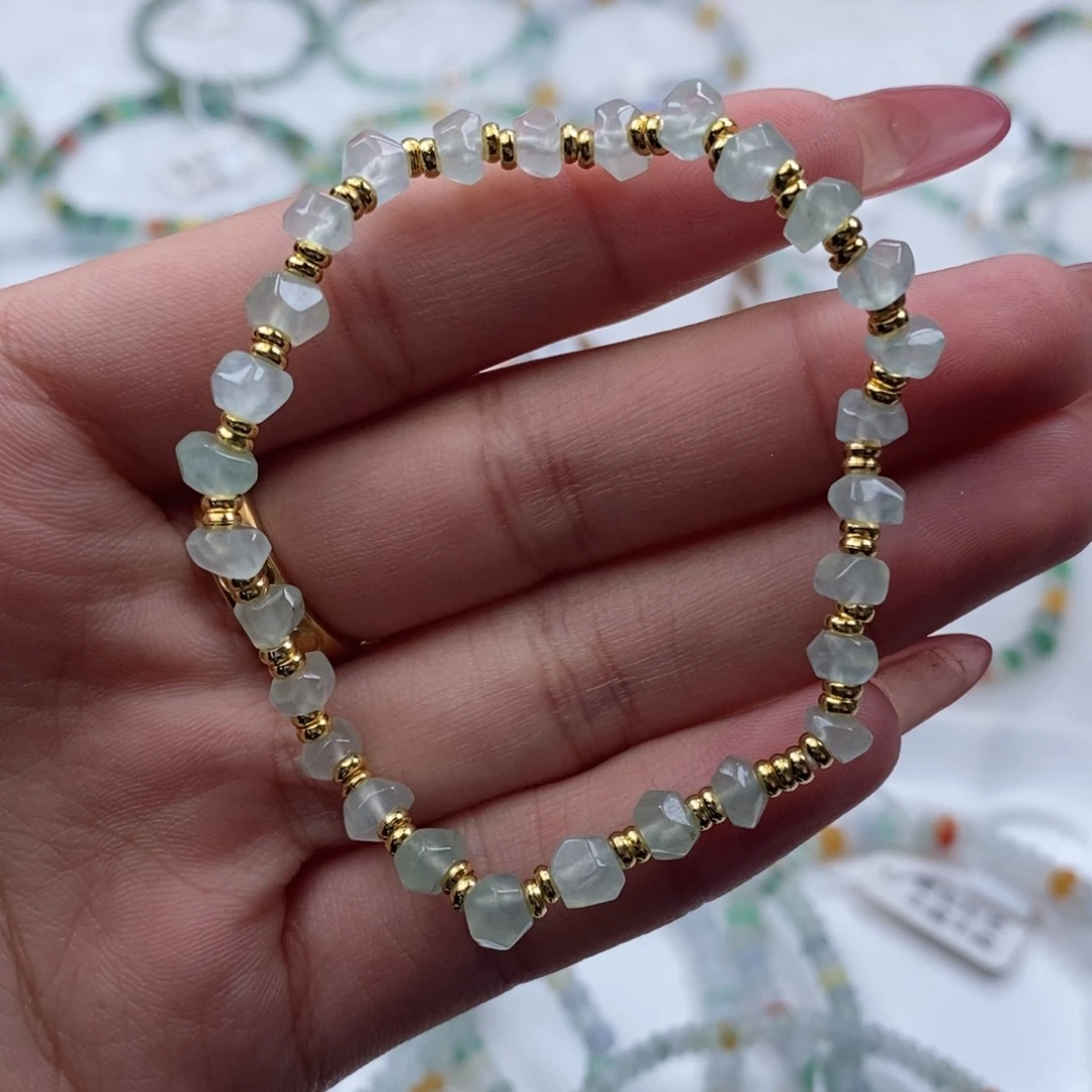 翡翠散珠天然翡翠手串