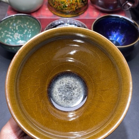 茶盏建盏主人杯茶壶盖碗品茗杯