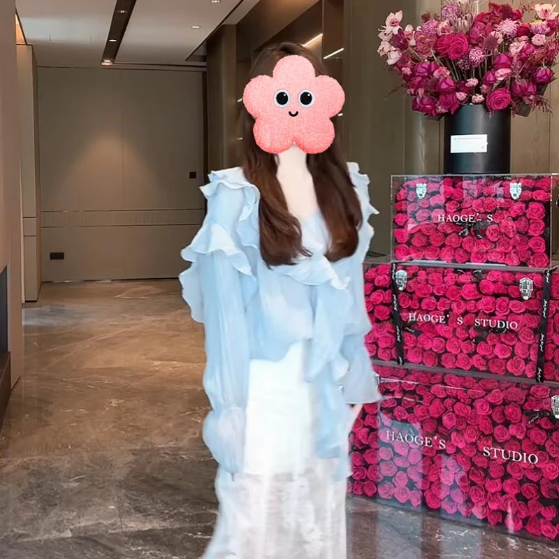 香朵儿韩版设计感气质时尚上衣女2025春夏季新款可爱风格衣服衬衫