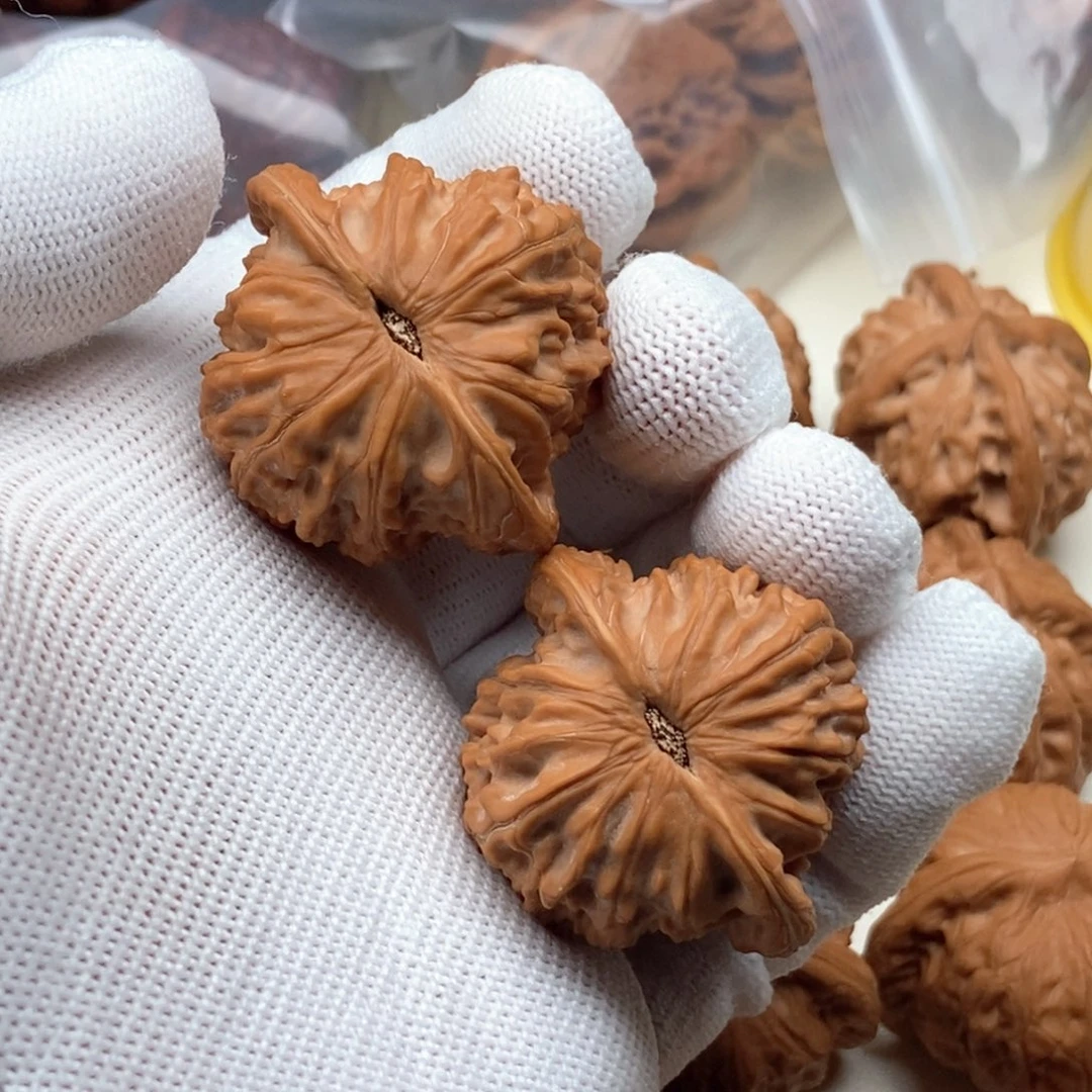 文玩核桃把件德*麦磨盘