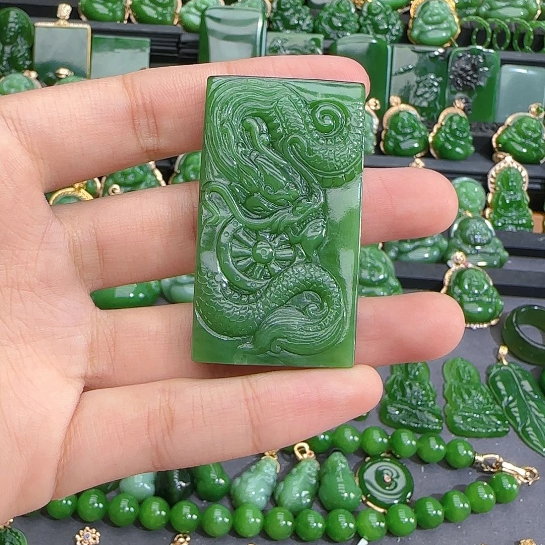 和田玉（碧玉）未镶嵌颈饰