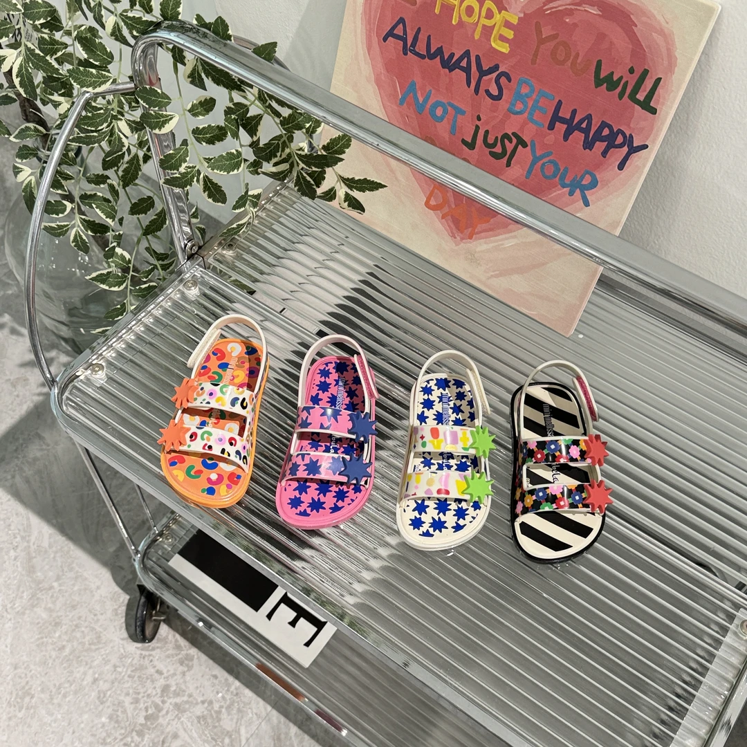 【果果家】沙滩凉鞋男女童果冻鞋芭杜le联名款夏季百搭香香鞋