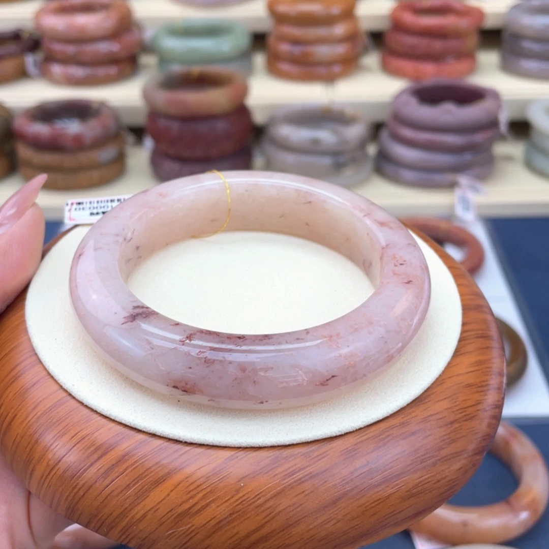 【闪购商品】石英质玉手镯未镶嵌旗***7
