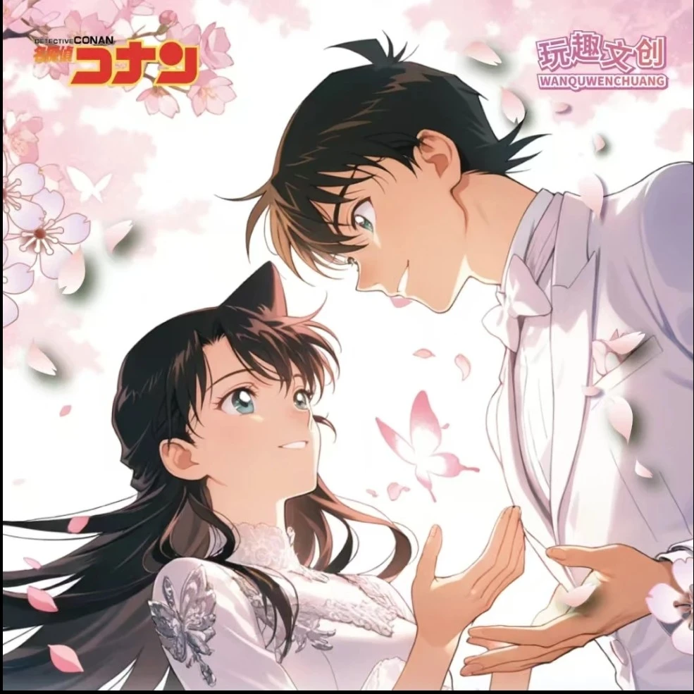 【拆包】玩趣文创《名侦探柯南》A6色纸「樱吹雪季的诺言」盲盒