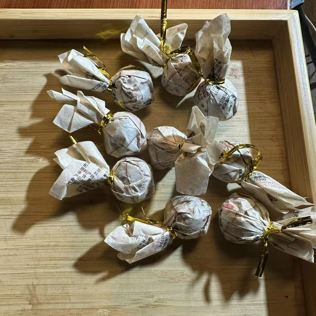 2015年小户赛普洱茶熟茶龙珠 1000克1月9日【 16】