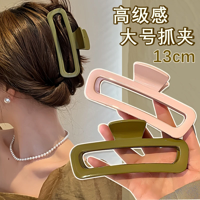 法式盘发夹子气质优雅后脑勺抓夹网红ins鲨鱼夹女特大发卡子女生