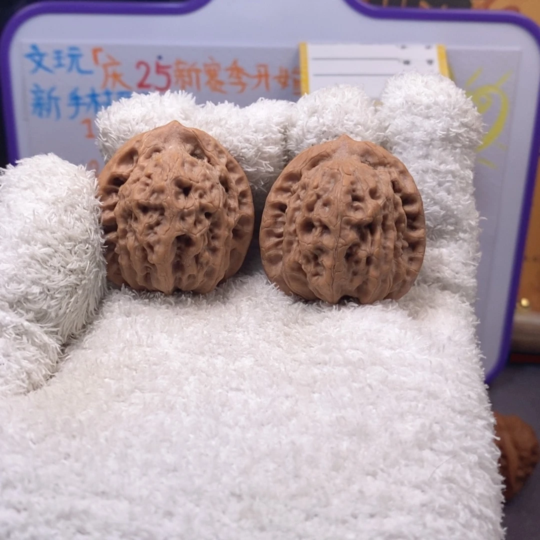 文玩核桃把件全品无修35尺头水儿挂月峰佛肚