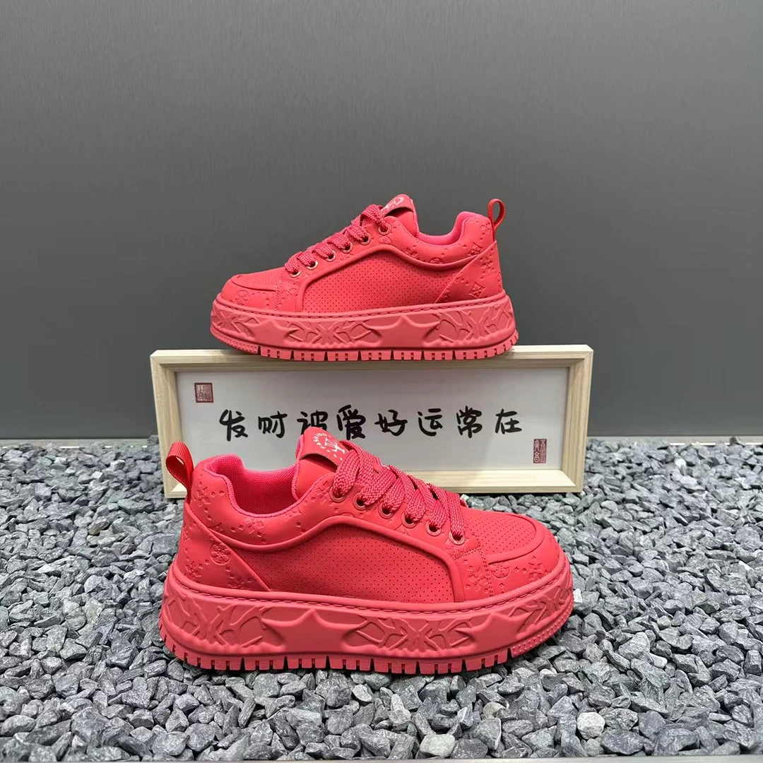 男鞋2025新款透气舒适百搭潮流时尚软底增高简约男士运动休闲鞋