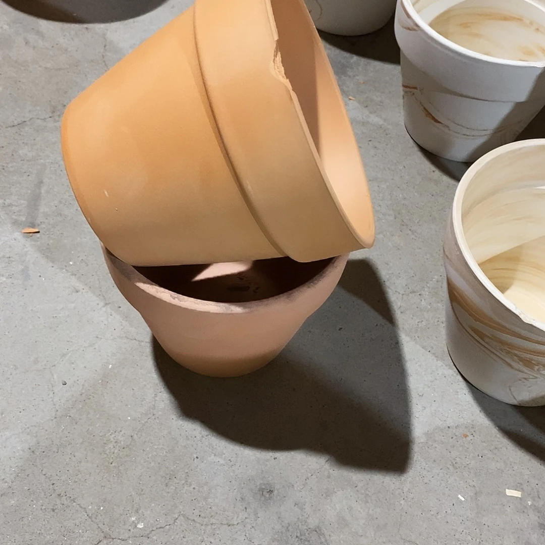 瑕疵红陶16×13-2