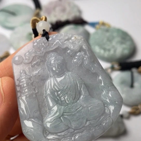 翡翠未镶嵌挂件翡翠