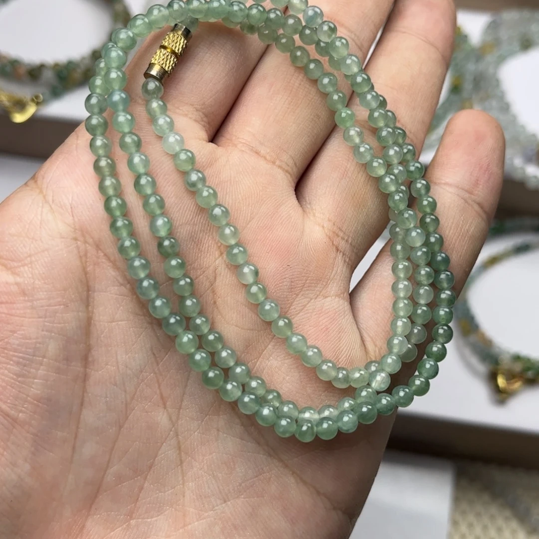 八***毛翡翠未镶嵌颈饰122