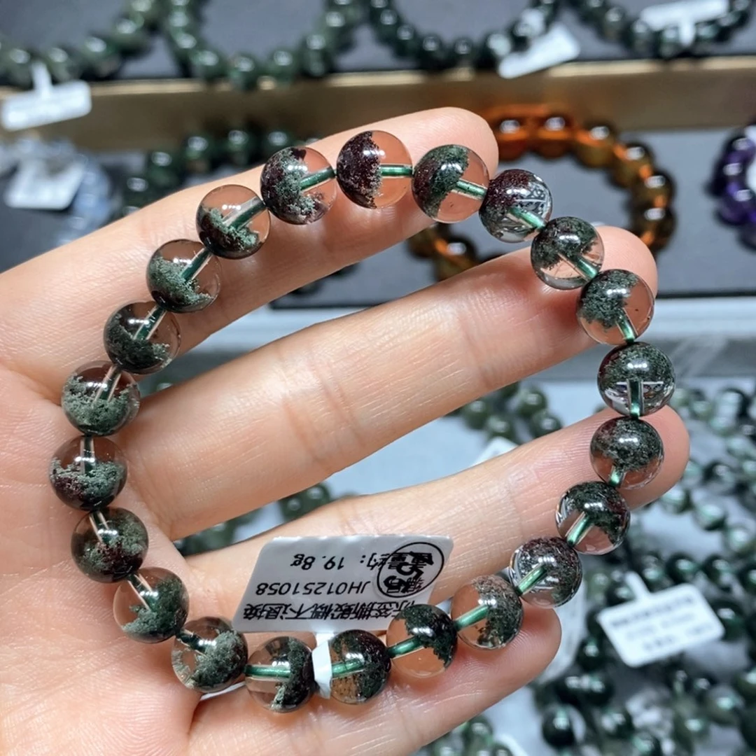 水晶手链未镶嵌绿幽灵单圈手链