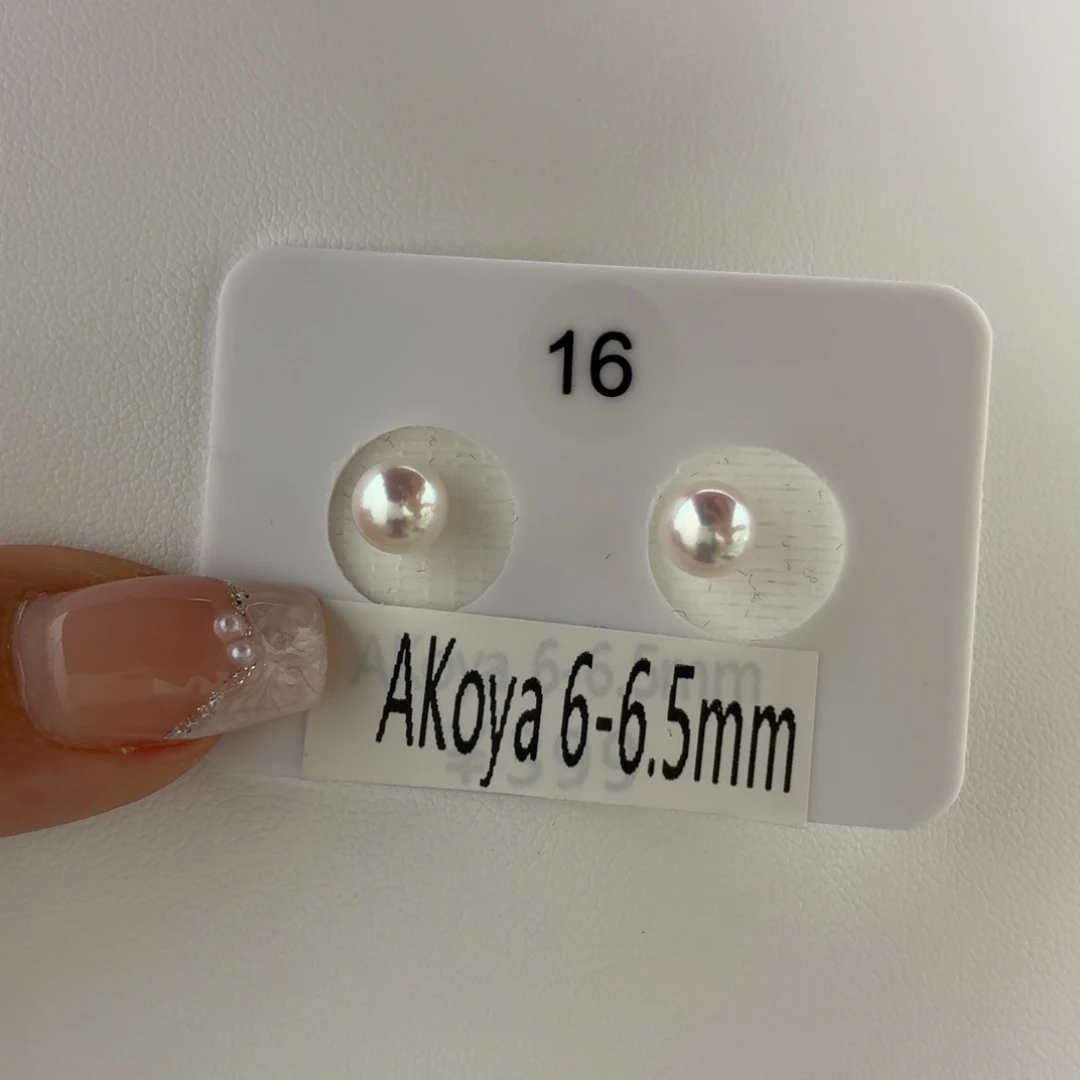 耳饰海水珍珠银S925镶嵌