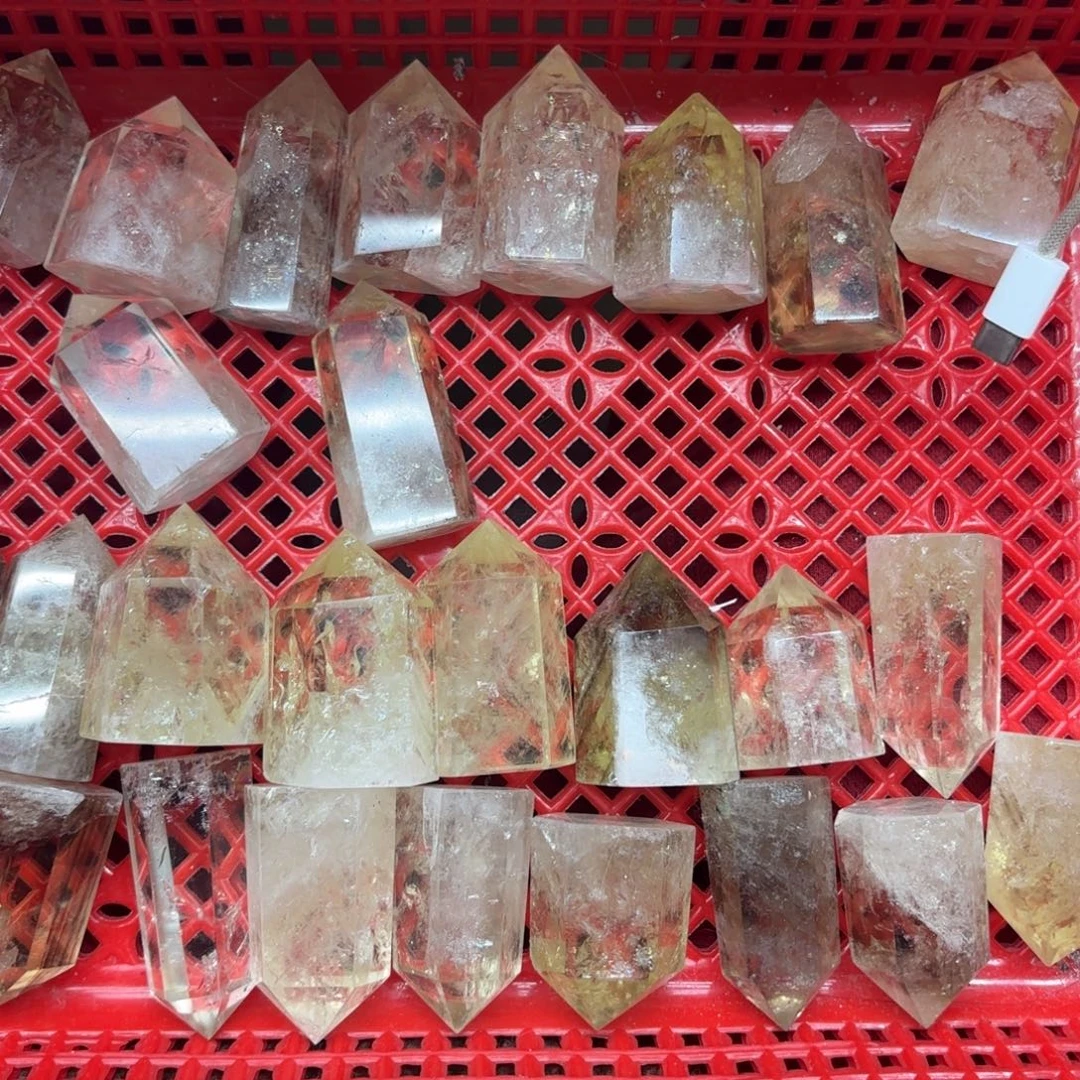 珠宝半成品水晶未镶嵌随机3个