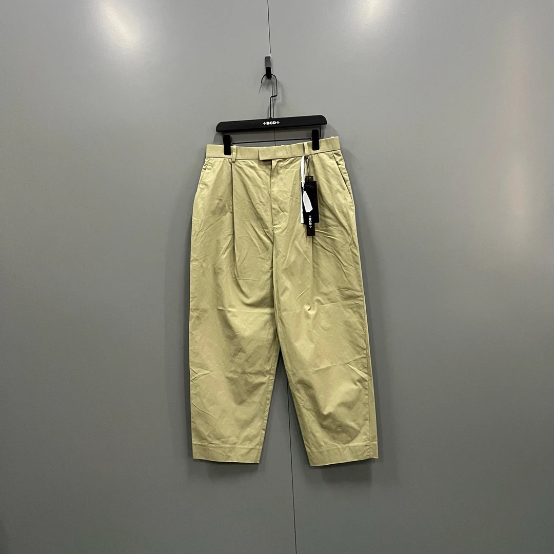 99新 BOTTEGA VENETA/葆蝶家 (ll) 020932 纯色休闲直筒裤 48码