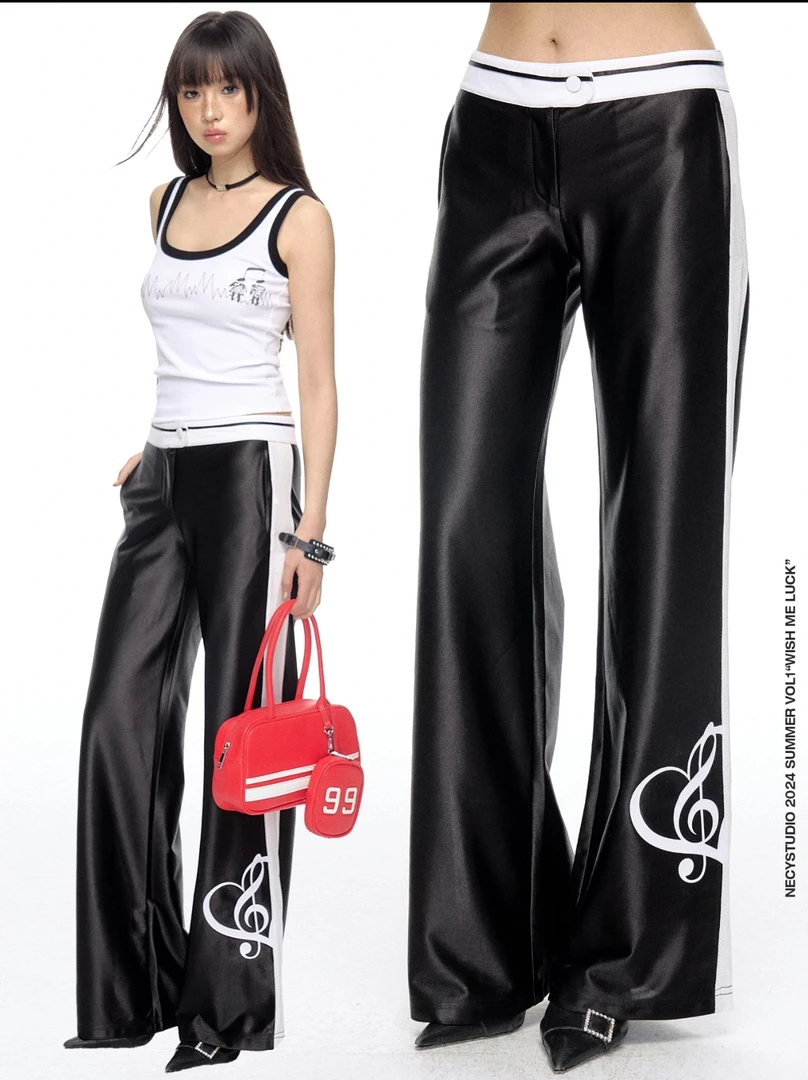 美式复古运动长裤（染色）