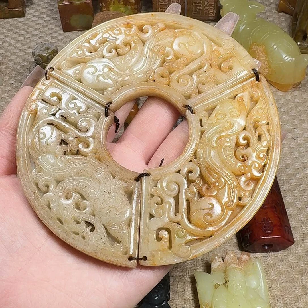 白玉菩提吊坠挂件