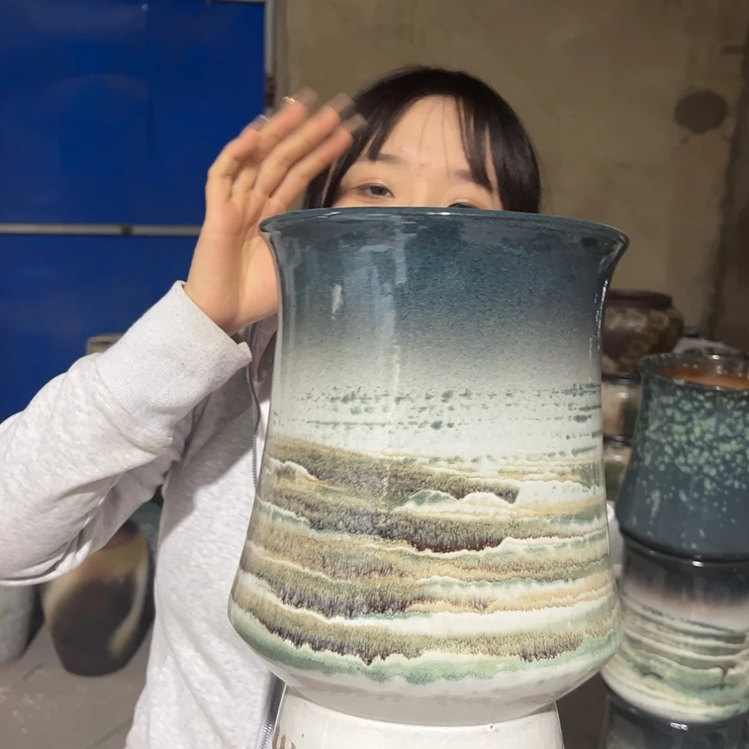 紫砂花盆瑕疵口径20/30hjgghh