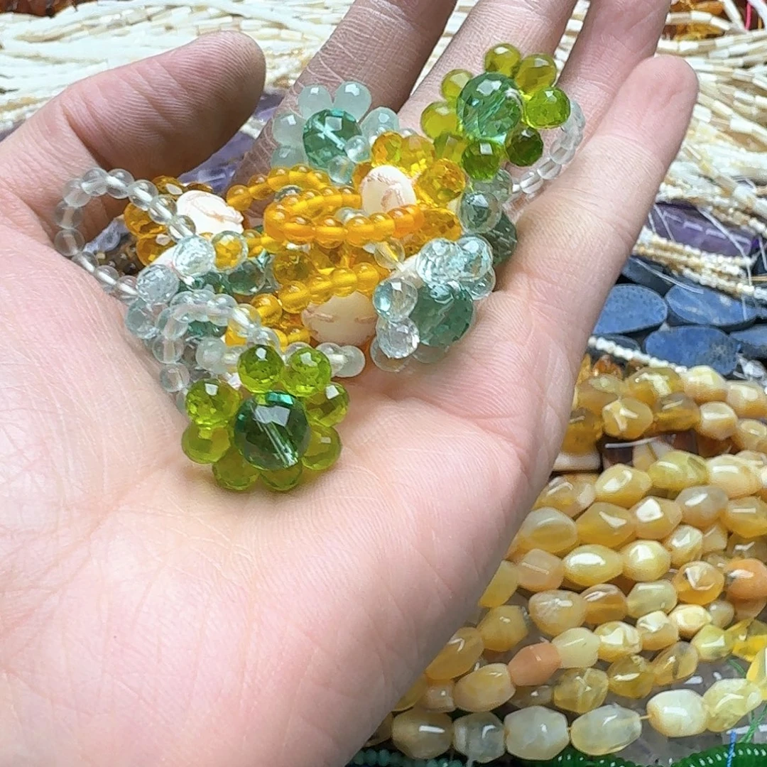 玛瑙/玉髓未镶嵌珠宝半成品5个戒指