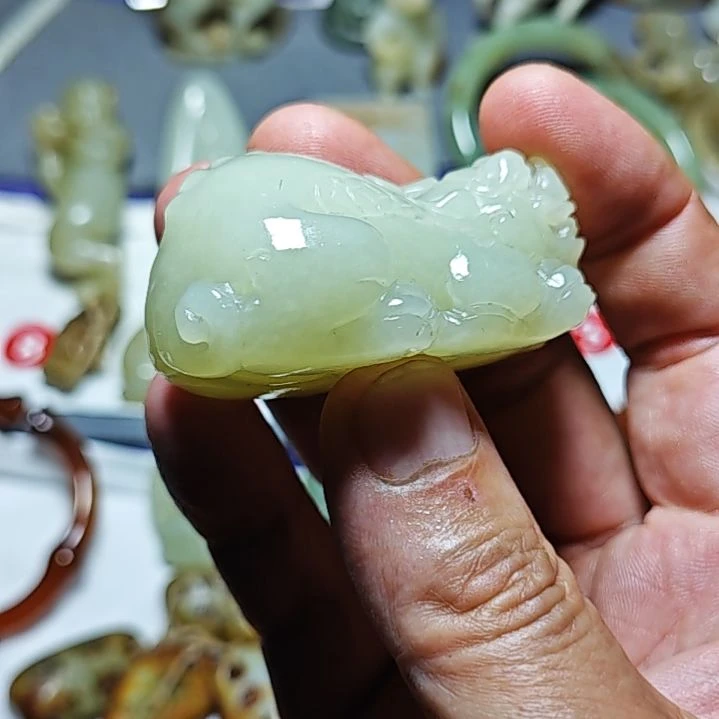 和田玉未镶嵌颈饰鑫*源